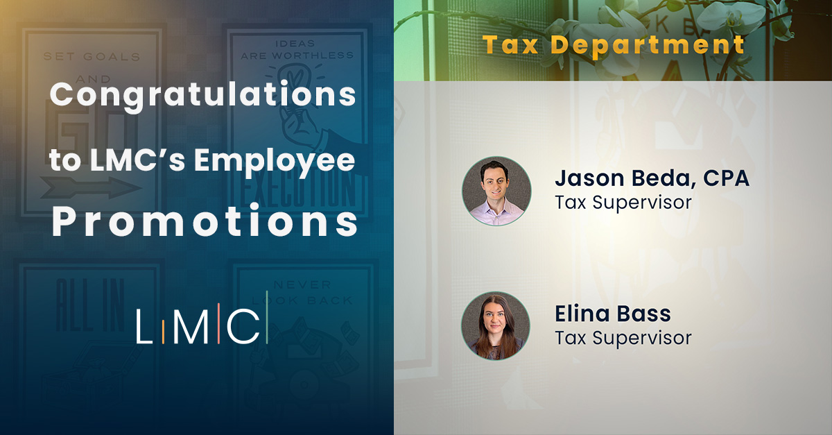 LMC Congratulations to LMC’s Employee Promotions